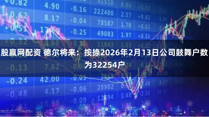 股赢网配资 德尔将来：按捺2026年2月13日公司鼓舞户数为32254户