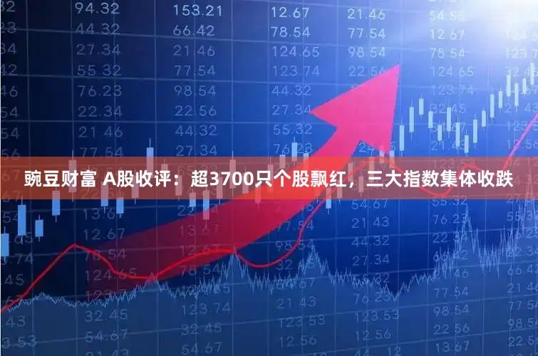 豌豆财富 A股收评：超3700只个股飘红，三大指数集体收跌